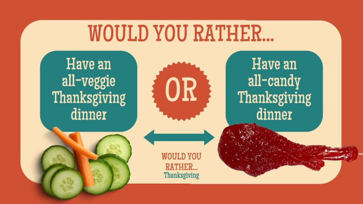 Would You Rather: Thanksgiving Edition image number null